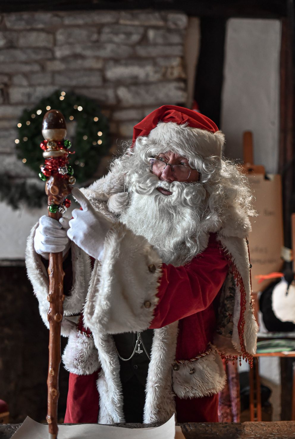 Santa in the Schoolroom