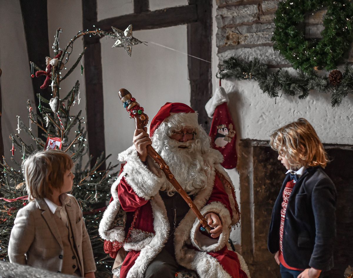 Santa in the Schoolroom