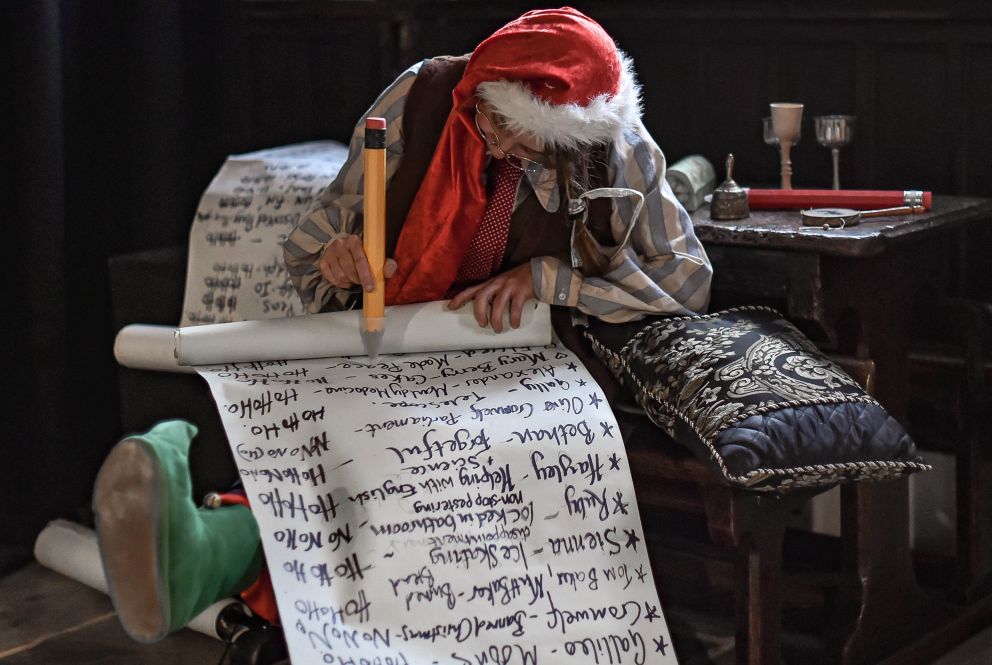 Santa at the Schoolroom