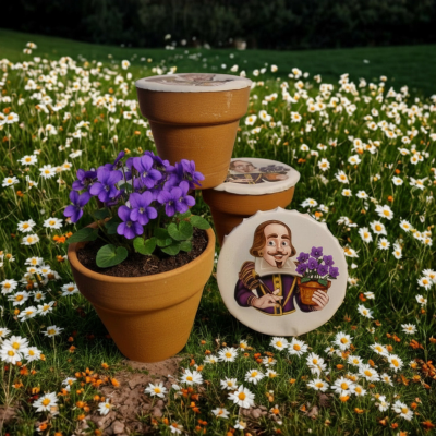 Violet Shades of Shakespeare at Easter